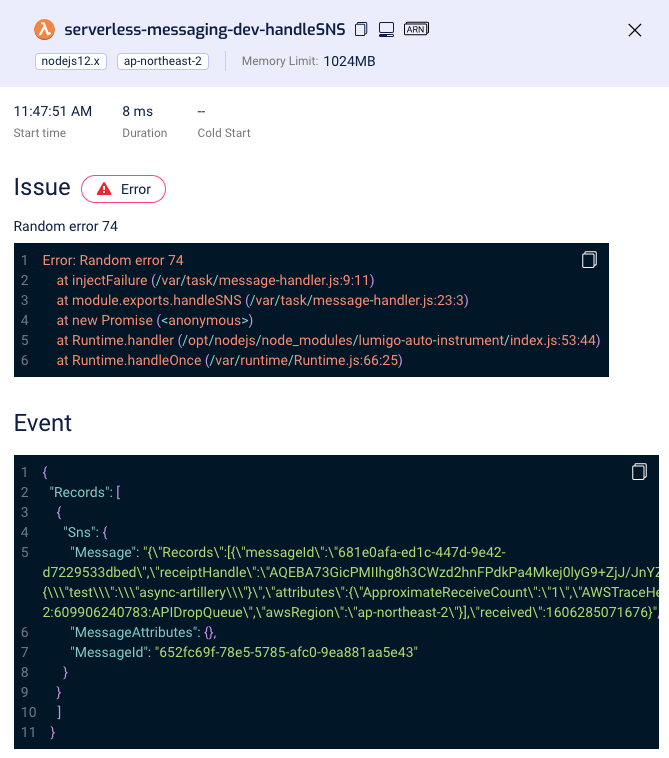 Picture9 - Lumigo vs CloudWatch payload and logs